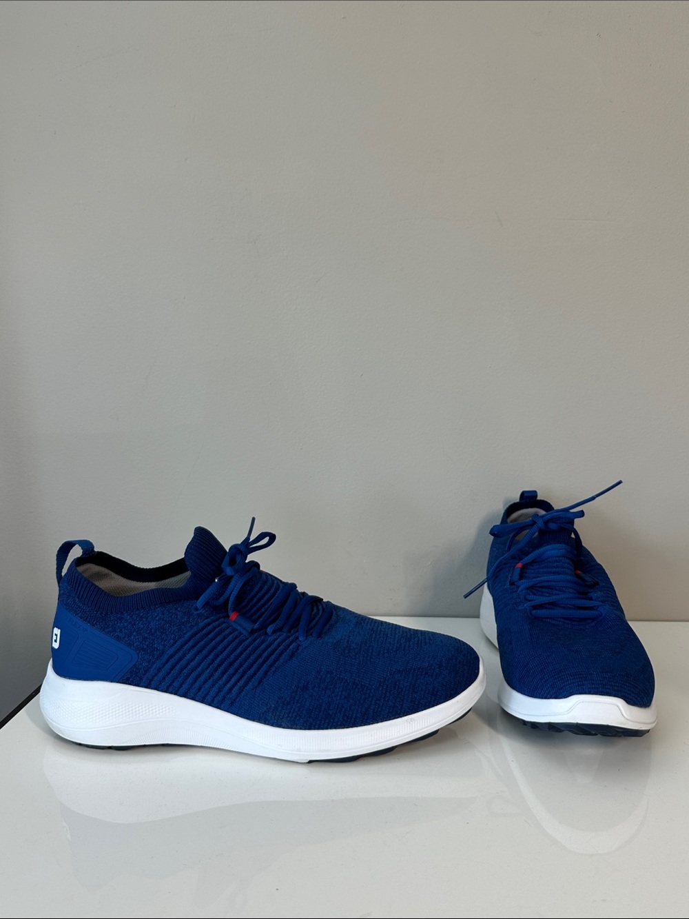 FootJoy Flex XP Men’s Knit Spikeless Golf Shoes Size 12W Blue 56268